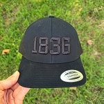 All Black Snapback Trucker Hat